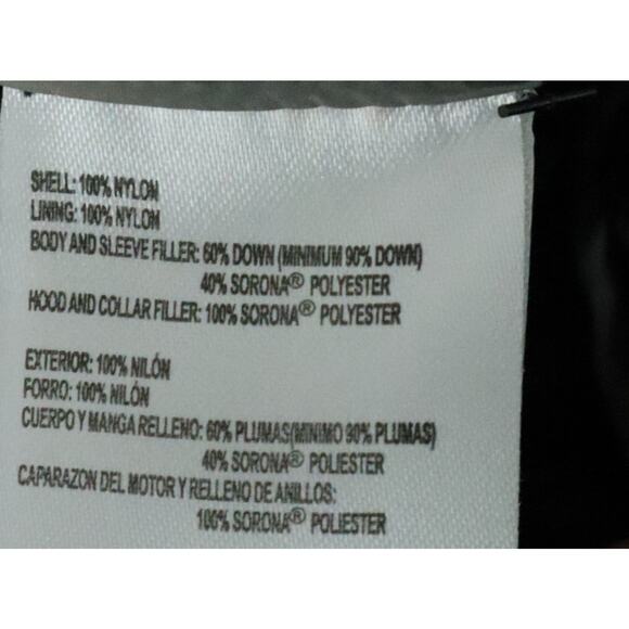 NWT Calvin Klein Black Quilted Jacket Coat Removable Hood Womens Down Medium - Picture 7 of 10